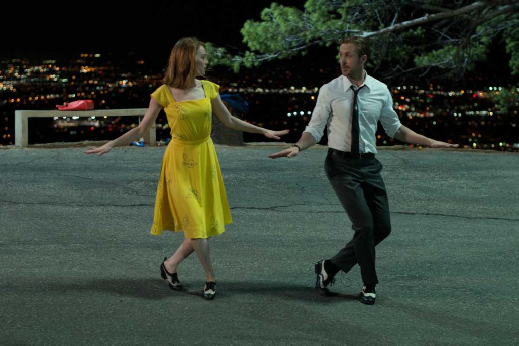 Emma Stone et Ryan Gosling dans La La Land de Damien Chazelle