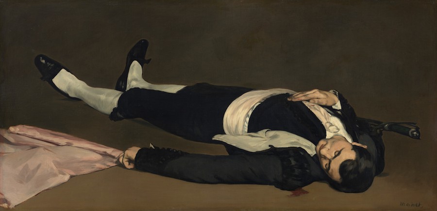 L'Homme mort torero allongé Manet.